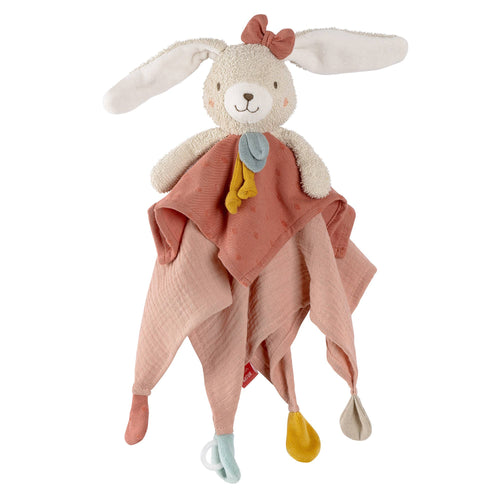 Fehn Schmusetuch Hase Fehn Natur Einschlafhilfe & Schnuffeltuch Babyspielzeug