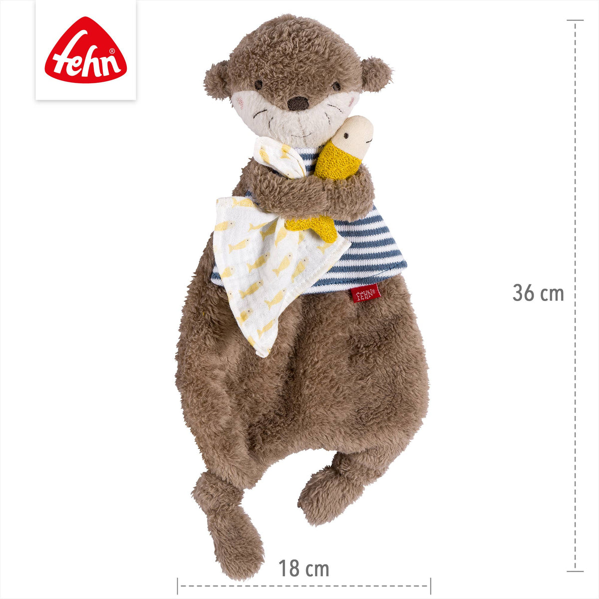 Fehn Schmusetuch Otter Einschlafhilfe &amp; Schnuffeltuch Babyspielzeug4