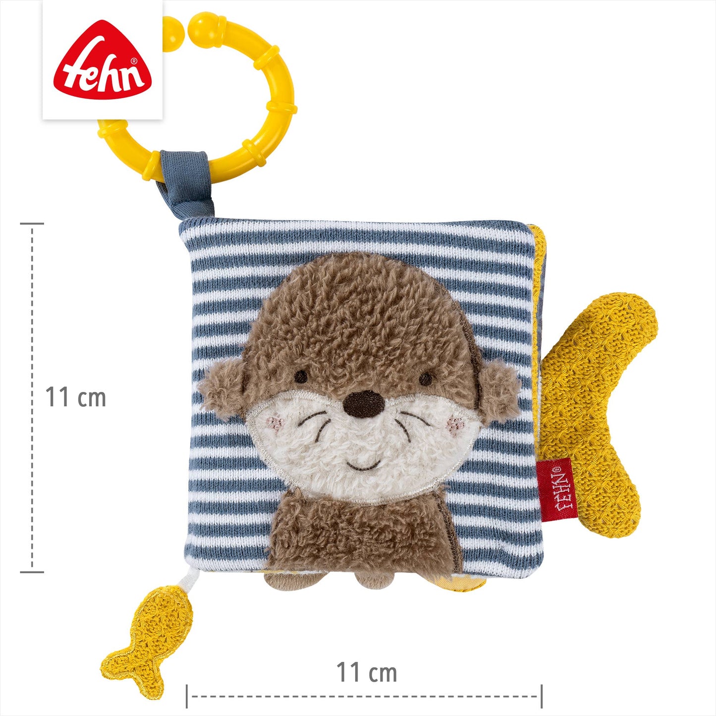 Fehn Stoffbuch Otter Babyspielzeug Kuschelige Spielfreunde4