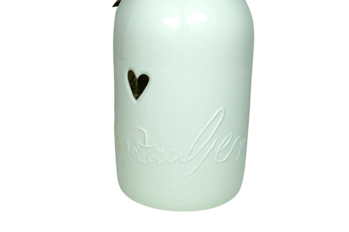 Good old friends Flaschenvase Blumenvase Blüten Zauber Handbemalt5