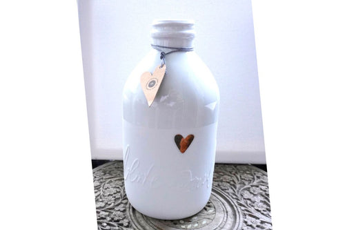 Good old friends Flaschenvase Blumenvase Blüten Zauber Handbemalt9