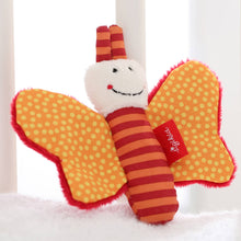 Load the picture into the gallery viewer, Greifling Schmetterling Orange Babyspielzeug sigibaby by sigikid6
