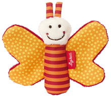 Load the picture into the gallery viewer, Greifling Schmetterling Orange Babyspielzeug sigibaby by sigikid

