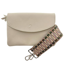 Load the picture into the gallery viewer, Handtasche Elisa Beige Veganes Leder Schultergürtel LOT83
