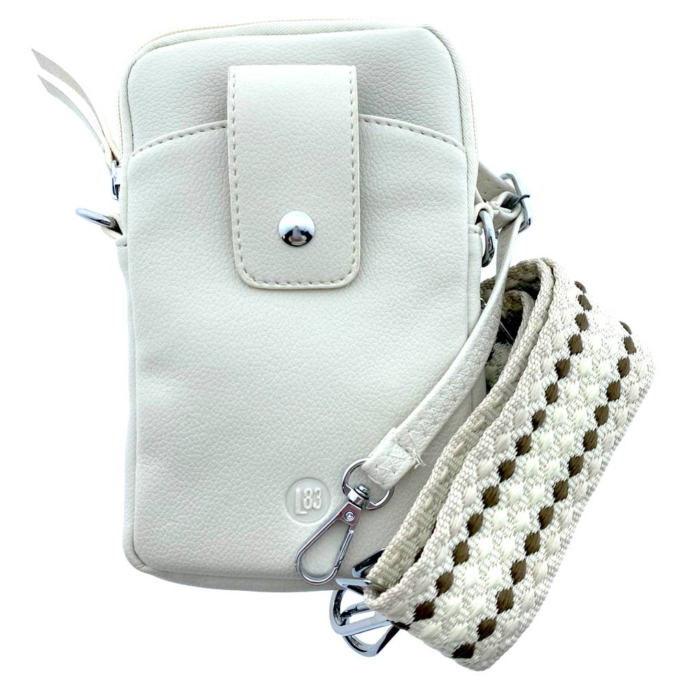 Handytasche Cati Beige Schultergürtel LOT83