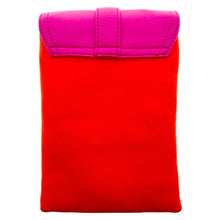 Load the picture into the gallery viewer, Handytasche Lieke Duo Pink Orange Schultergürtel LOT833
