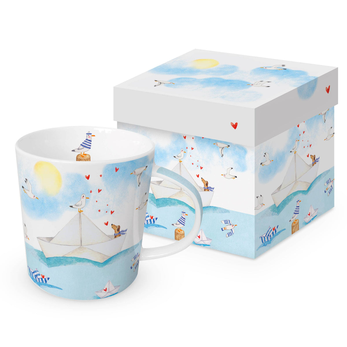 Kaffeetasse "Sailing Away" ppd Design Kaffeebecher Mug