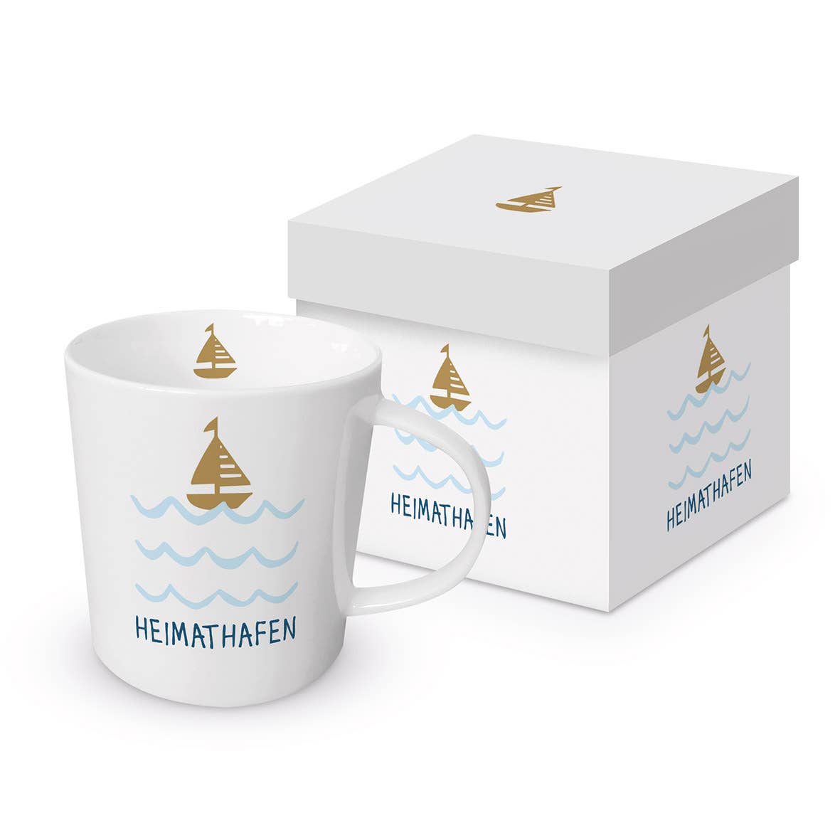 Kaffeetasse "Seaside Heimathafen" ppd Design Kaffeebecher Mug