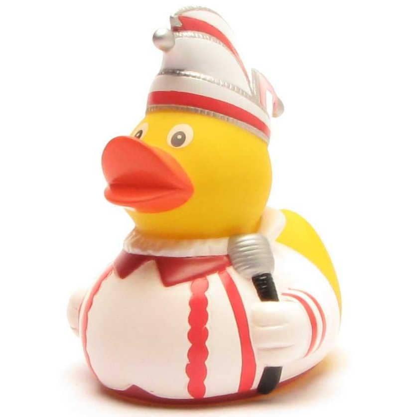 Karnevalsprinz Ente Design by LILALU Schwimmente Karneval-Gummiente