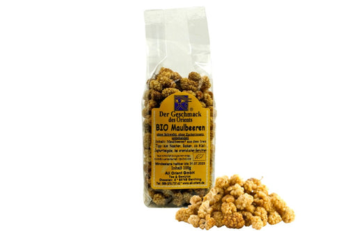 Maulbeeren Snack 1-A Qualität ohne Schwefel ohne Zuckerzusatz naturgetrocknet All Orient 100g