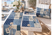 Load the picture into the gallery viewer, Kissen gefüllt Sailor Patch - maritime Wohndeko2
