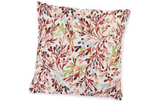 Lade das Bild in den Galerie-Viewer, Kissenhülle „Coral“ – maritime Wohndekoration im Jacquard-Design 50x50cm
