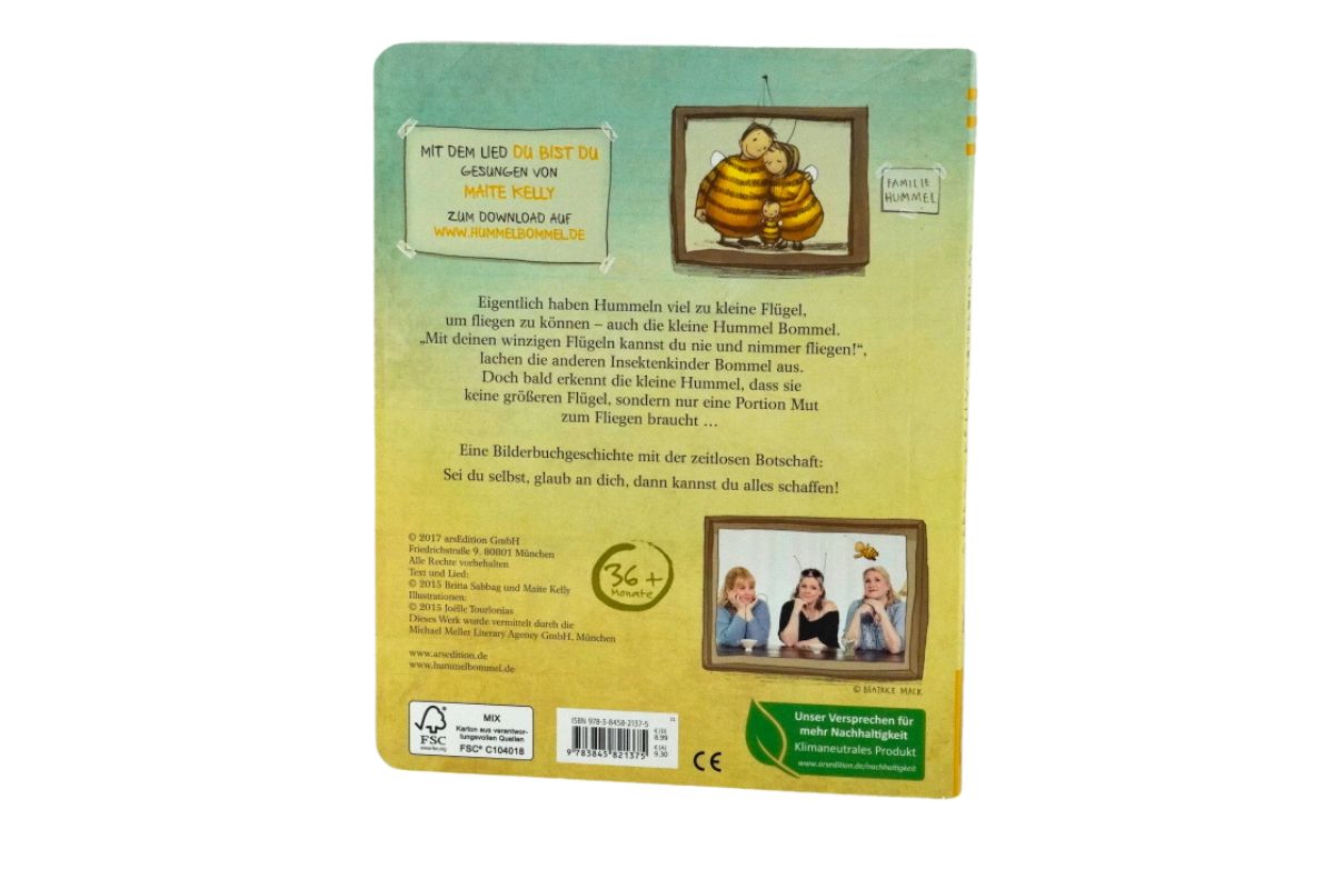 Die kleine Hummel Bommel Pappbilderbuch Bestseller für die Kleinsten ab 3 Jahren3