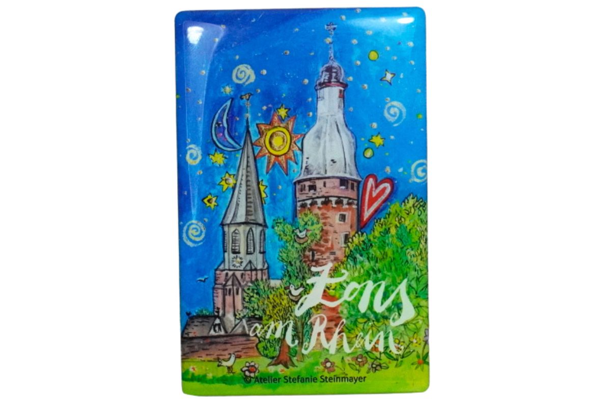 Magnet Zons am Rhein Magnet mit Spruch Souvenir Feste Zons 4