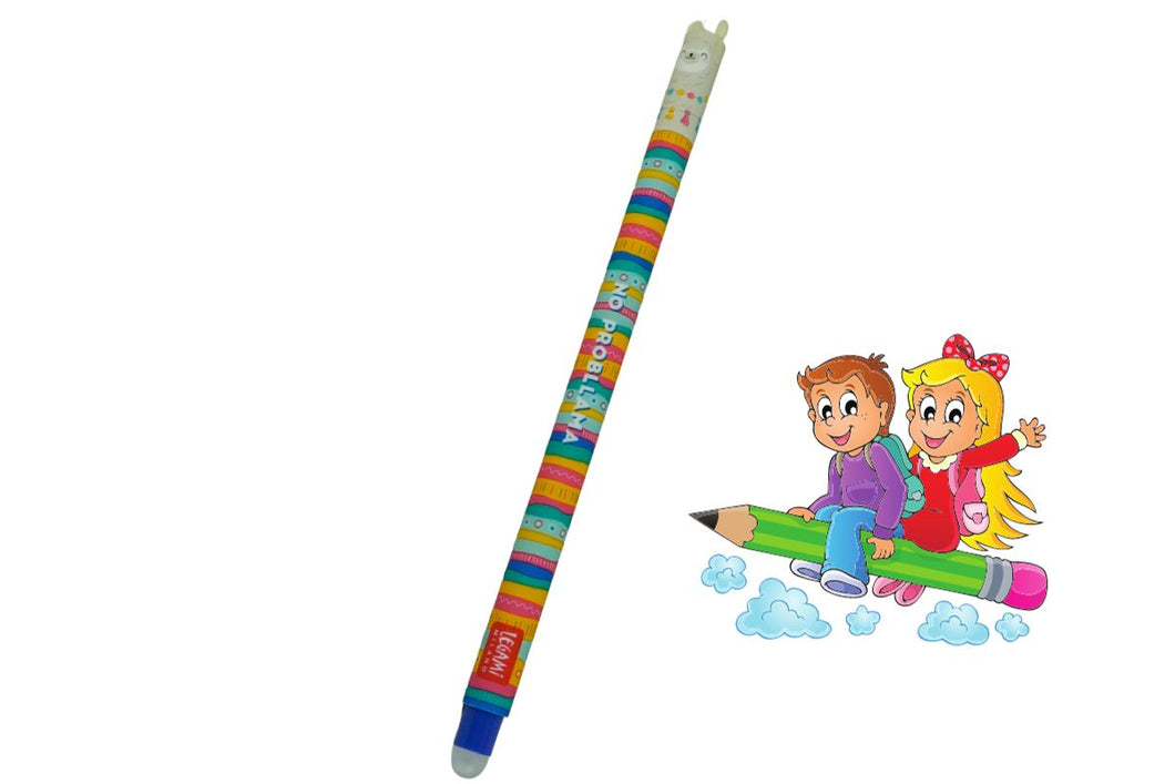 Legami Erasable Pen mit Lama-Motiv Löschbarer Gelstift