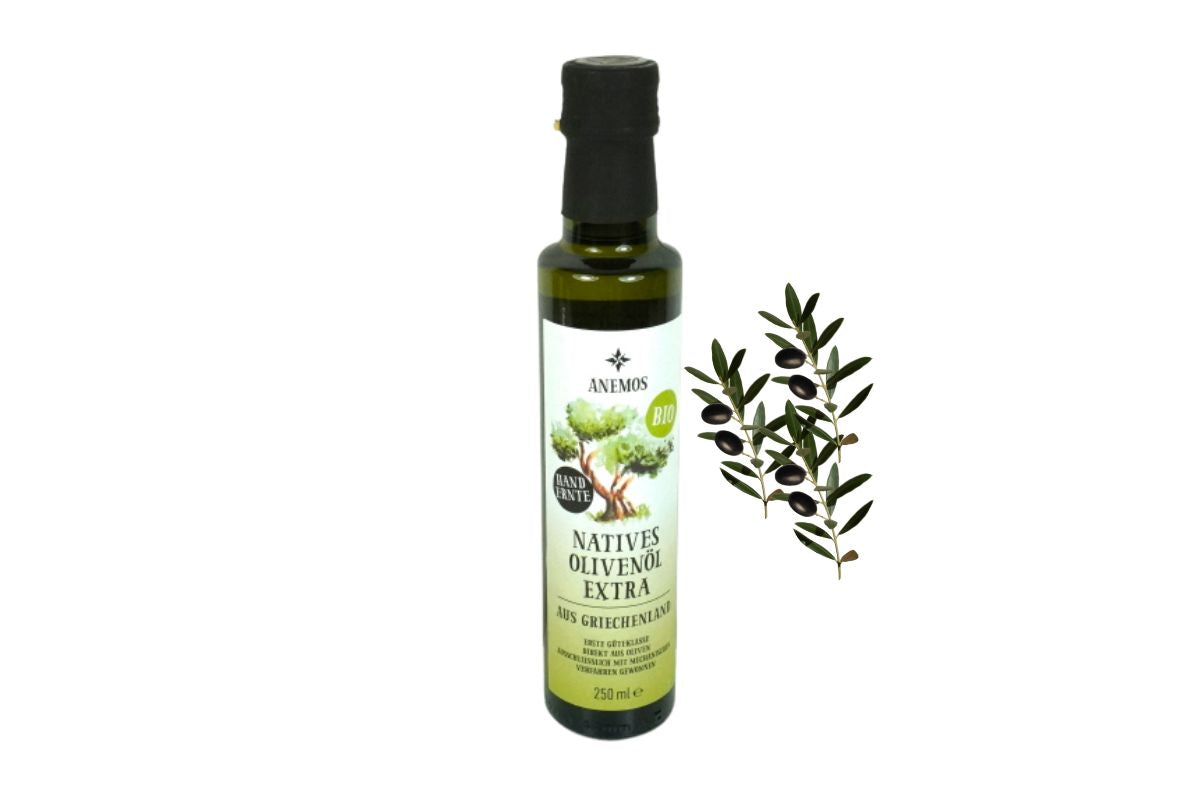 Anemos Natives Olivenl Extra Handernte 250ml  Slina Onlineshop