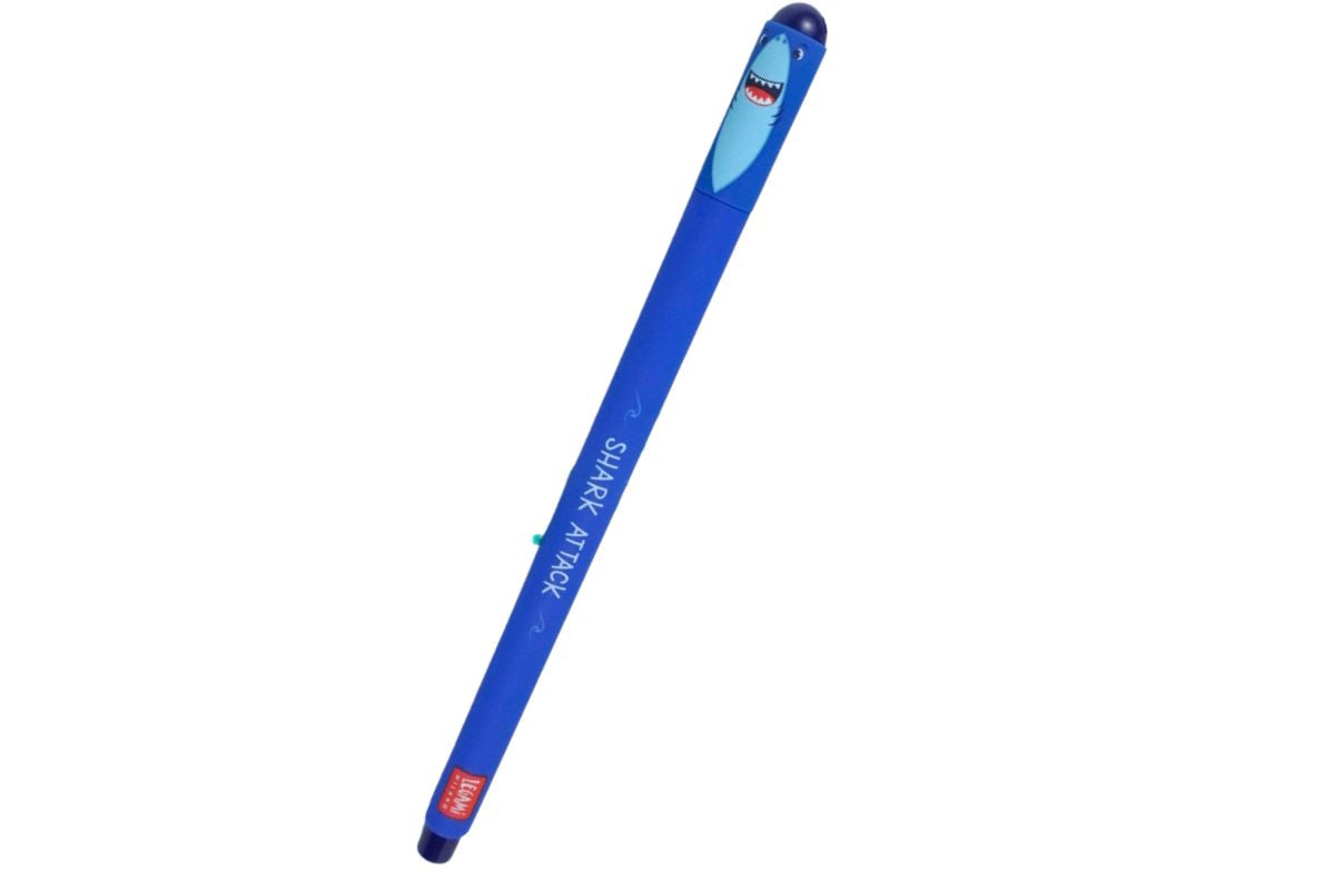 Legami Erasable Pen mit Hai-Motiv! Löschbarer Gelstift2