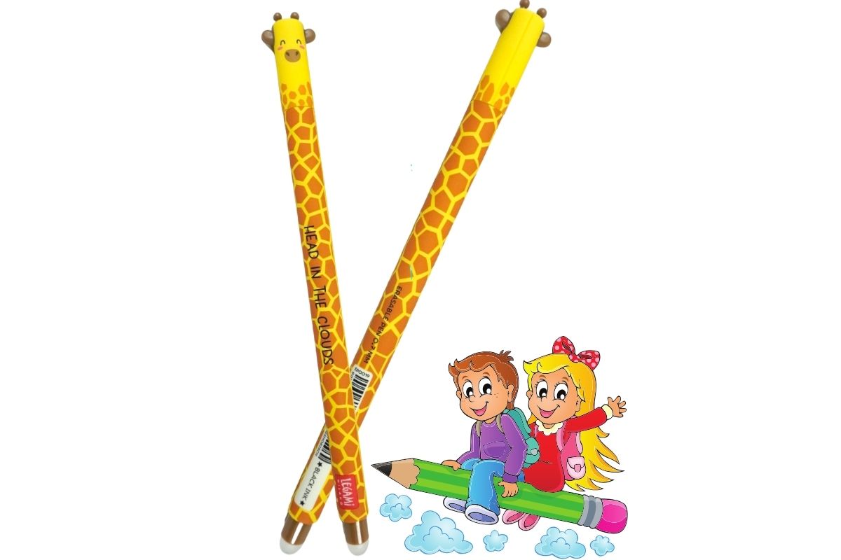 Legami Erasable Pen mit Giraffe-Motiv! Head In The Clouds Löschbarer Gelstift2