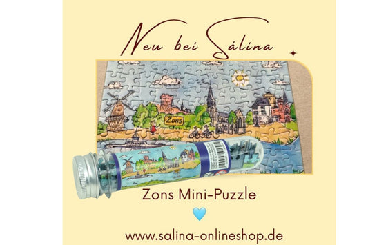 Minipuzzle Zons Städtepuzzle im Postkartenformat Zons am Rhein Zons Souvenir