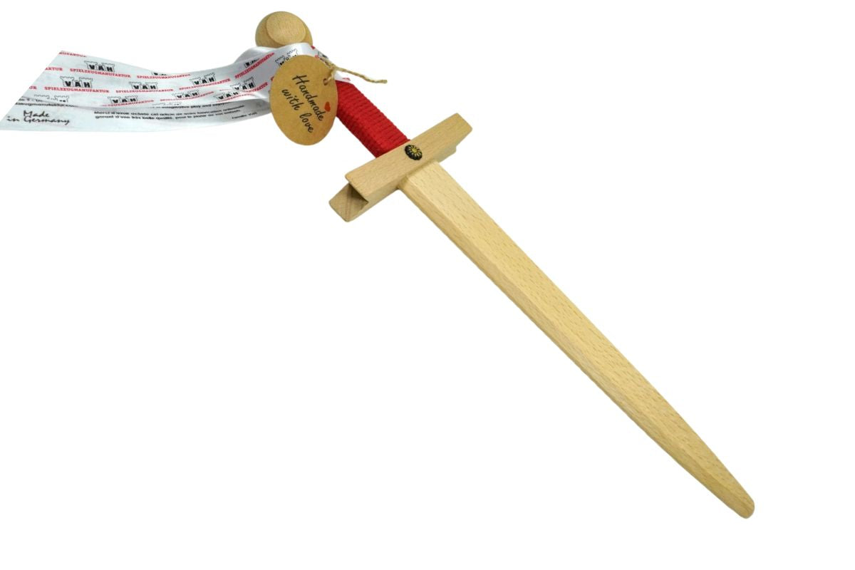 Vah Schwert Lancelot Holzschwert Karneval Handarbeit 42cm Länge2