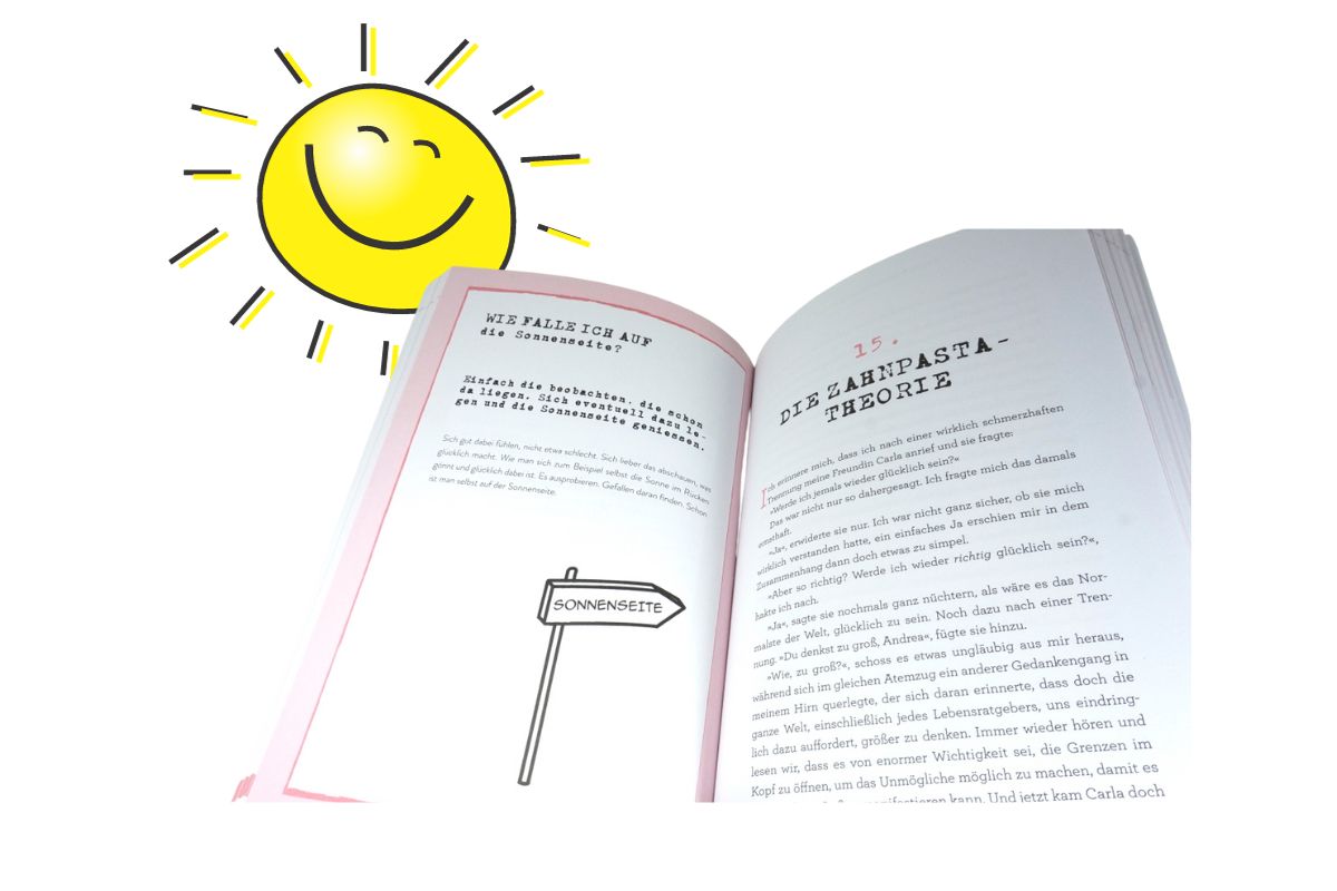 Der geile Scheiß vom Glücklichsein Softcover Buch4