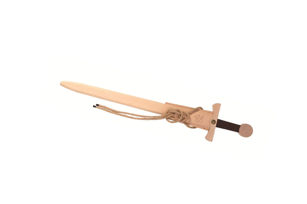 Vah Drachenschwert Holzschwert mit Halterung Handarbeit 66cm Länge2