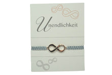 Load the picture into the gallery viewer, Armband Unendlichkeit H.C.A. Glücksbringer Ein Armband für Dich3
