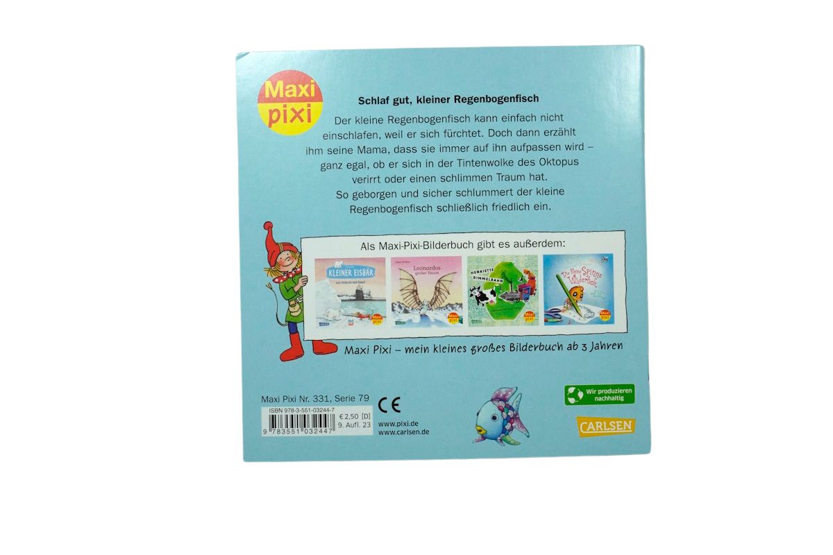 Maxi Pixi Schlaf gut, kleiner Regenbogenfisch Nr. 331 Mein kleines großes Bilderbuch2