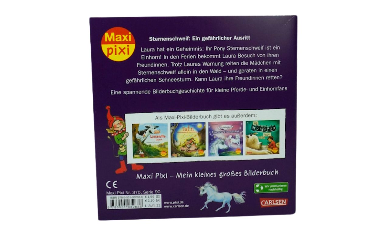 Maxi Pixi Sternenschweif Ein gefährlicher Ausritt Nr. 370 Mein kleines großes Bilderbuch2