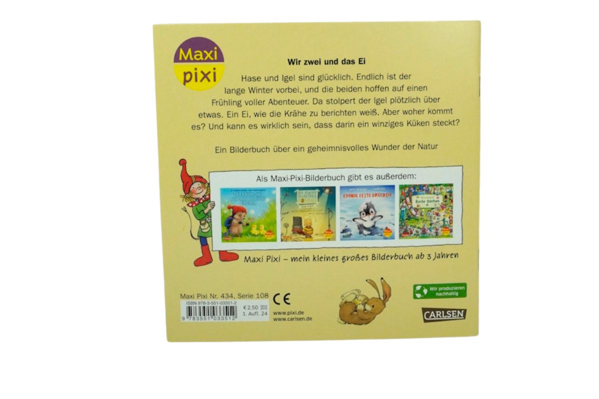 Maxi Pixi Wir zwei und das Ei Ausritt Nr. 434 Mein kleines großes Bilderbuch4