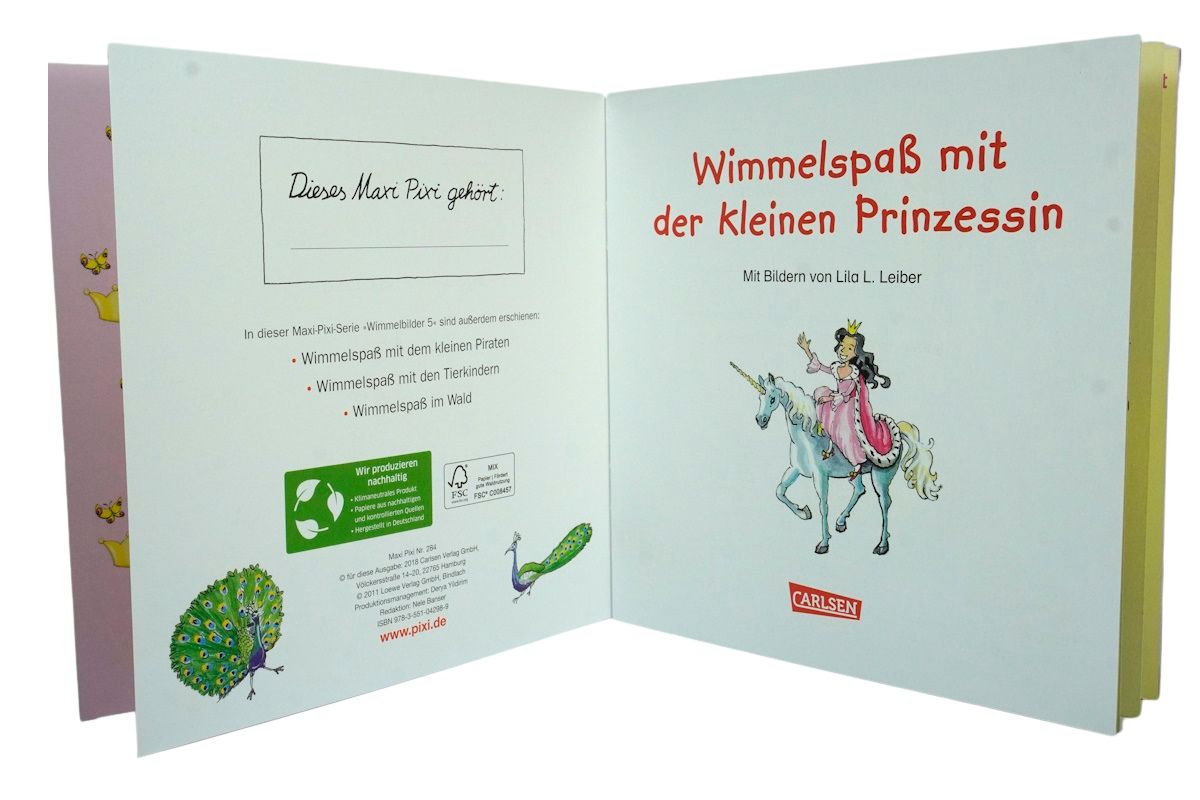 Maxi Pixi Wimmelspaß mit der kleinen Prinzessin Nr. 284 Mein kleines großes Bilderbuch3