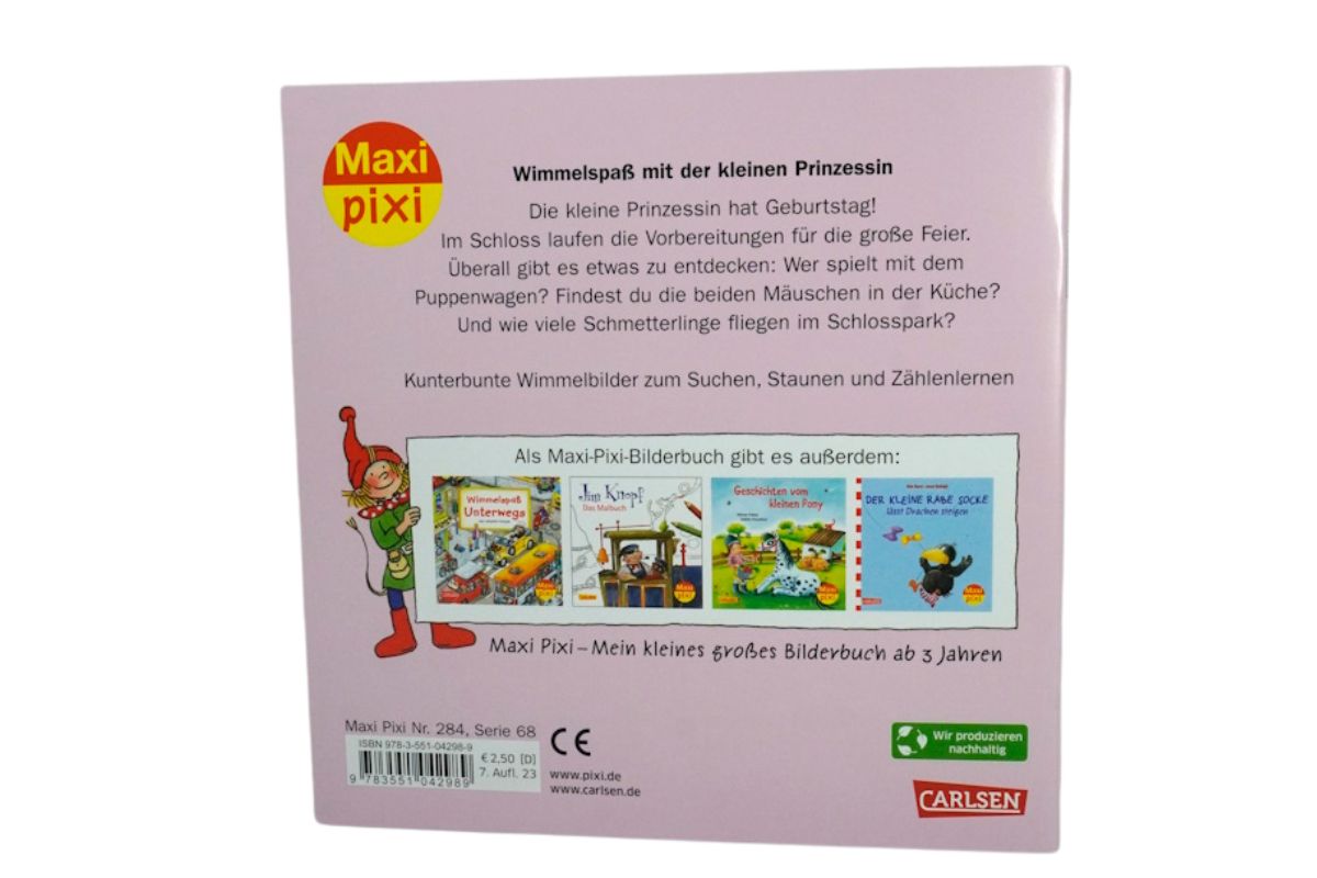 Maxi Pixi Wimmelspaß mit der kleinen Prinzessin Nr. 284 Mein kleines großes Bilderbuch4
