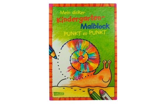 Mein dicker Kindergarten-Malblock Von Punkt zu Punkt 3-5 Jahren