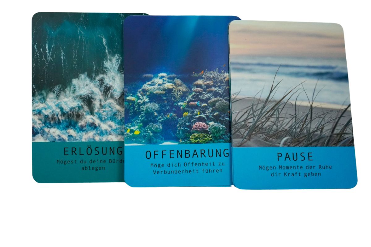 48 Orakelkarten mit Booklet Entdecke die heilende Kraft des Meeres4
