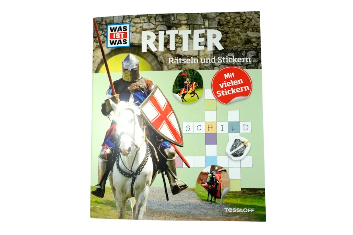 WAS IST WAS Rätseln und Stickern: Ritter Softcover