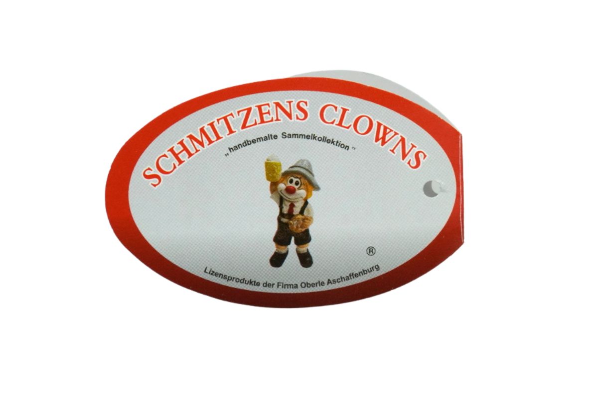Schmitzens Karnevals Figur Clown Sepp, oans, zwoa, g`suffa 10 cm Sammlerstück Kölner Karneval10