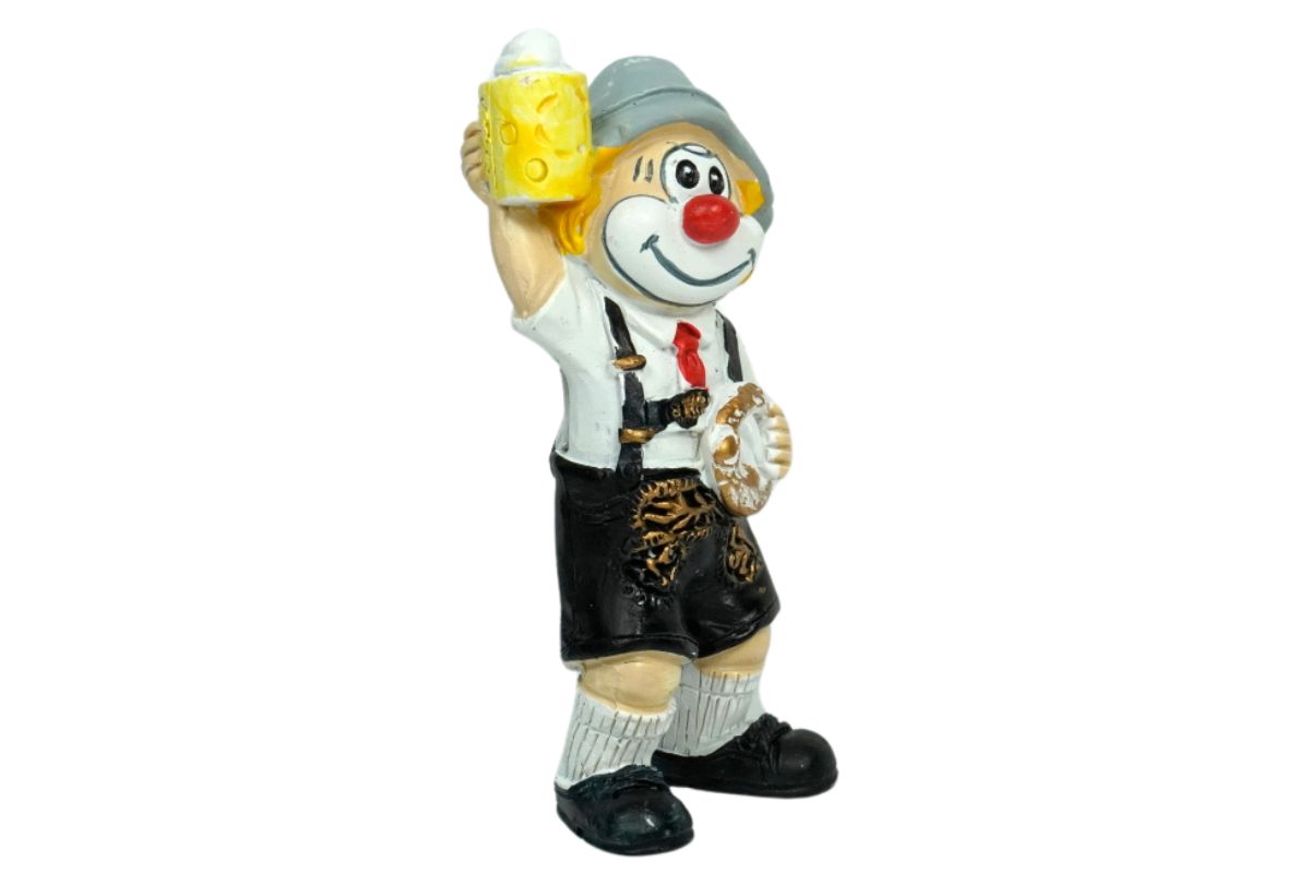 Schmitzens Karnevals Figur Clown Sepp, oans, zwoa, g`suffa 10 cm Sammlerstück Kölner Karneval7