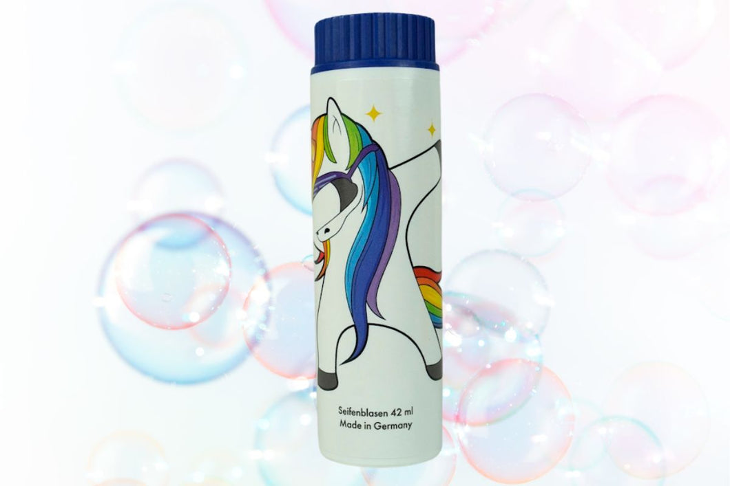 PUSTEFIX Klassik Einhorn Seifenblasen Spiel 42 ml 