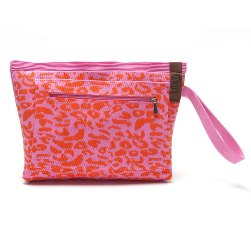 Kosmetiktasche Kosmetikbeutel Kulturtasche Rosa Orange Jip 03