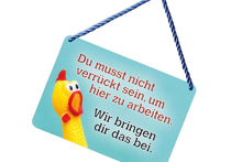 Load the picture into the gallery viewer, Kulthänger KH 278 "Verrückt sein" Wandschild 
