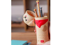 Load the picture into the gallery viewer, Legami 2-in-1 Federmäppchen Kawaii Golden Silikon2
