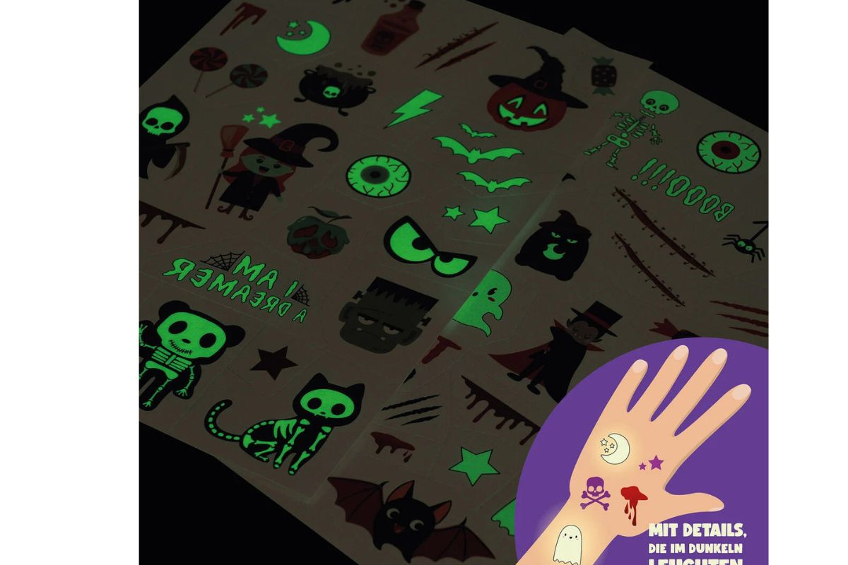 Legami Abziehtattoos Halloween Tattoos ca. 50 Tattoos3
