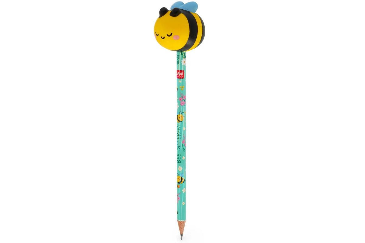 Legami Anti-Stress-Bleistift Bee „Bee Different“ - Squeezies with Squishy