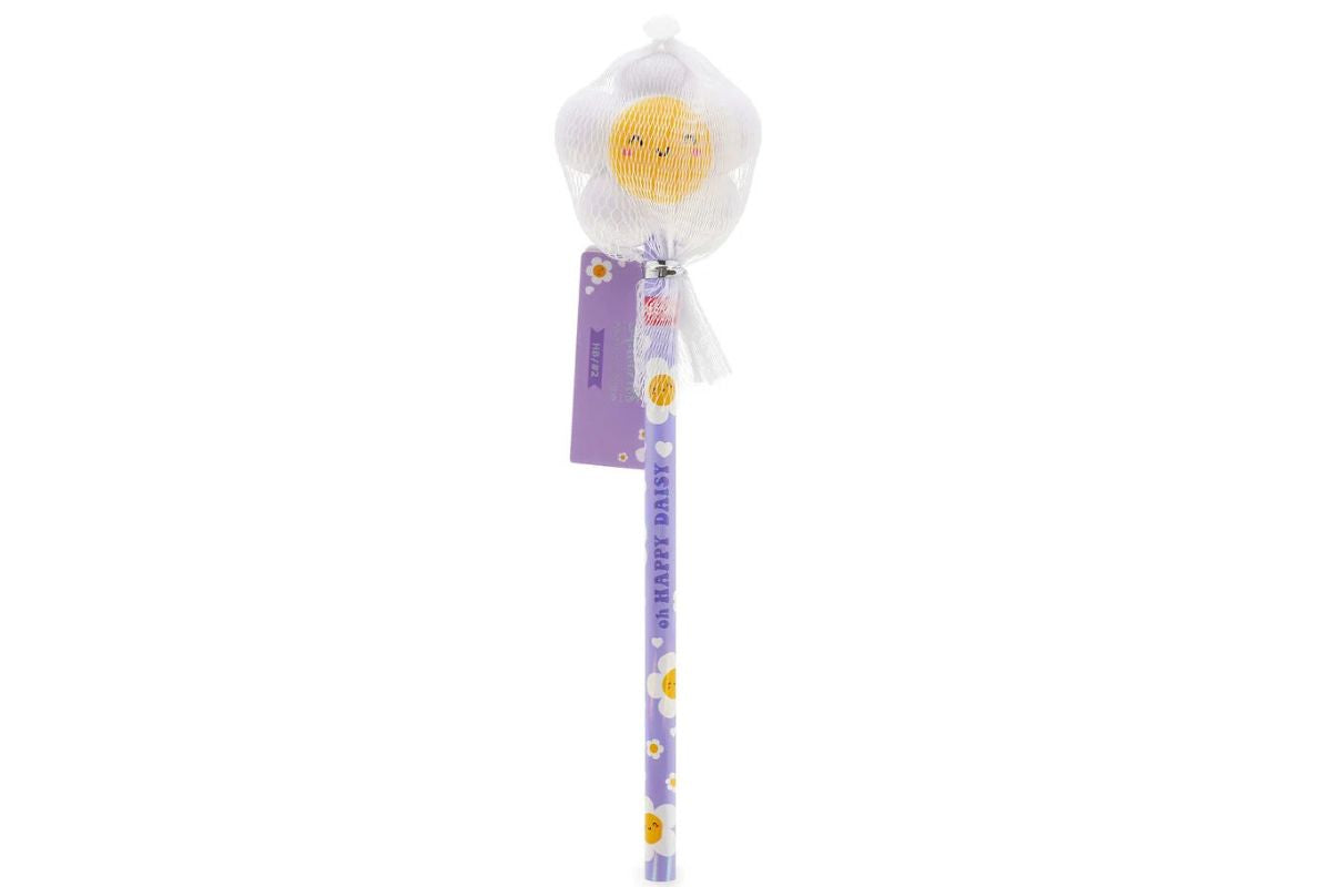 Legami Anti-Stress-Bleistift Daisy „Oh Happy Daisy“ - Squeezies with Squishy 5