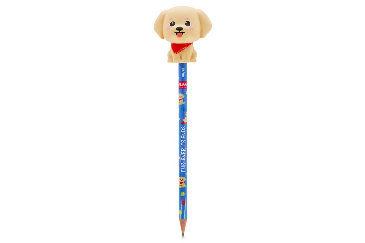 Legami Anti-Stress-Bleistift Golden Retriver „Fur-ever Friends“ - Squeezies with Squishy 4