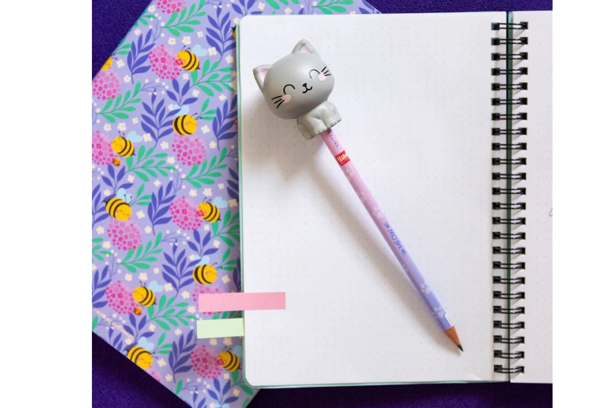 Legami Anti-Stress-Bleistift Kitty „Be Curious“ - Squeezies with Squishy5