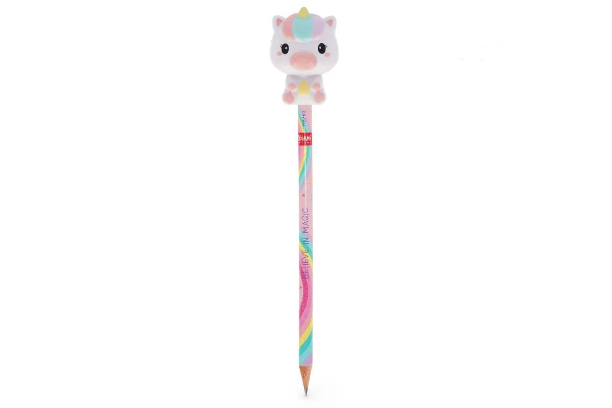 Legami Anti-Stress-Bleistift Unicorn „Believe In Magic“ - Squeezies with Squishy7
