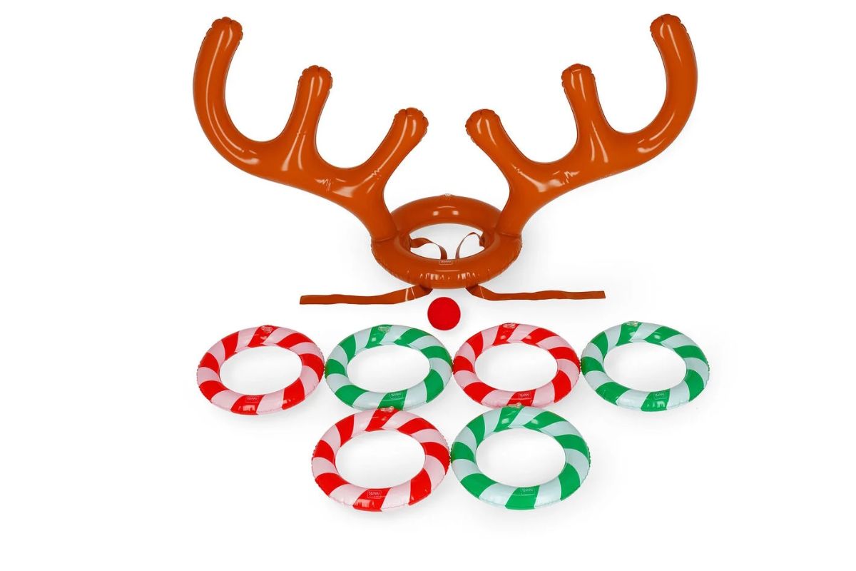 Legami Aufblasbares Ringwurfspiel Oh My Deer Weihnachten4
