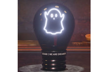 Lade das Bild in den Galerie-Viewer, Legami Deko-Tischlampe in Glühbirnenform Ghost Bulb Fiction for Halloween3
