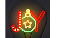 Lade das Bild in den Galerie-Viewer, Legami Deko-Tischlampe in Glühbirnenform Weihnachten Joy Bulb Fiction2
